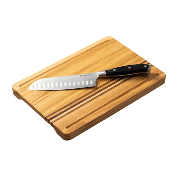 Wood Balance ⸱ Set 2 tocătoare din nuc și frasin – design oglindă - imagine 8