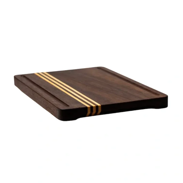 Wood Balance ⸱ Set 2 tocătoare din nuc și frasin – design oglindă - imagine 3