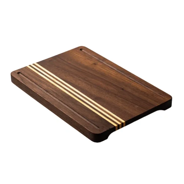 Wood Balance ⸱ Set 2 tocătoare din nuc și frasin – design oglindă - imagine 5